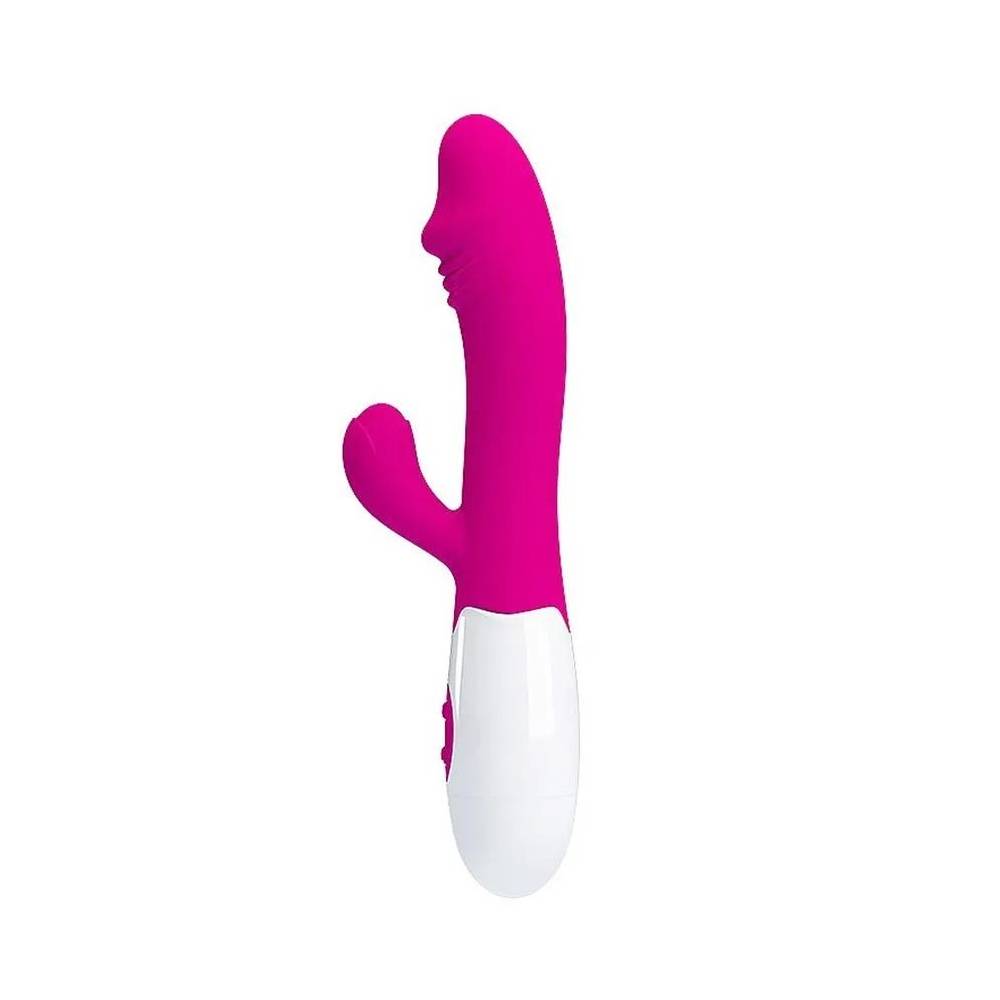 VIBRADOR SNAPPY COM ESTIMULADOR CLITORIANO 30 VIBRAÇÕES