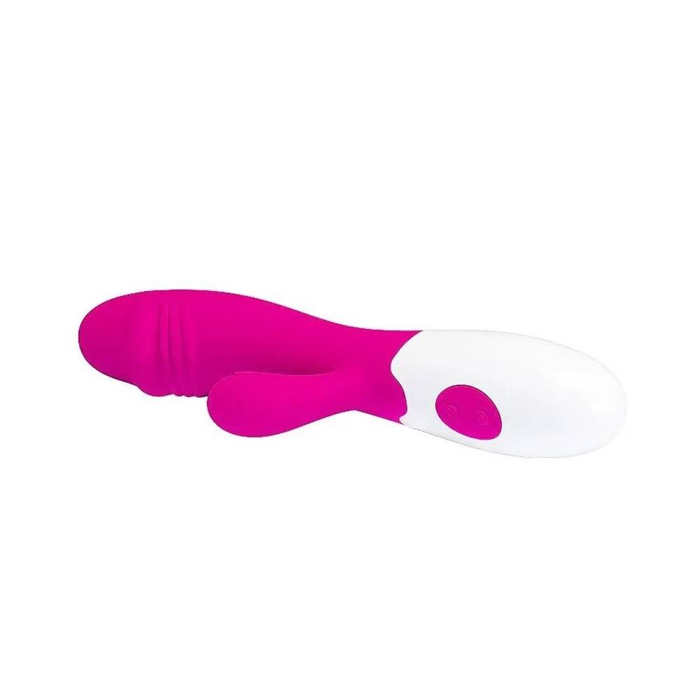 VIBRADOR SNAPPY COM ESTIMULADOR CLITORIANO 30 VIBRAÇÕES