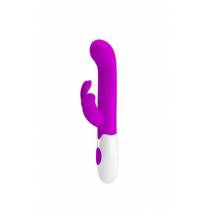 VIBRADOR  CENTAUR  RABBIT COM ESTIMULADOR CLITORIANO COM 30 FUNÇÕES PRETTY LOVE