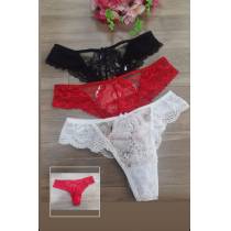 Calcinha Rendada com tule Vislumbre