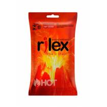PRESERVATIVO LUBRIFICADO HOT 3 UNIDADES RILEX