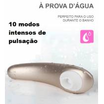 VIBRADOR ALEX COM FUNÇÃO DE SUGADOR SCREAMING PRO RECARREGÁVEL