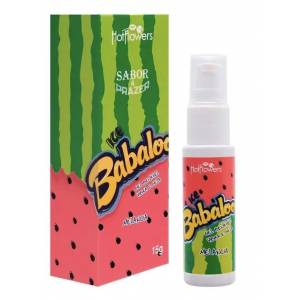 ICE BABALOO GEL MELANCIA - BEIJÁVEL VIBRA E GELA 15G HOT FLOWERS